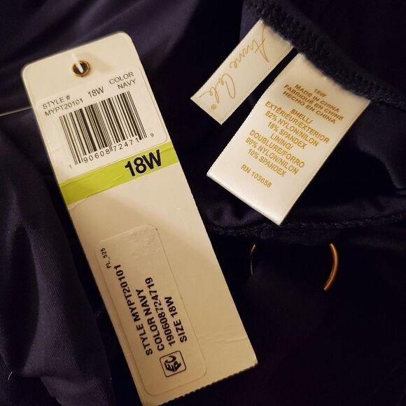 Anne Cole Plus Size Underwire Tankini Set size 18W - Picture 13 of 14